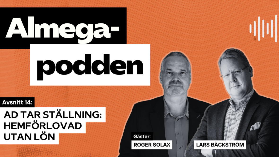 Lars Bäckström och Roger Solax i Almegapodden